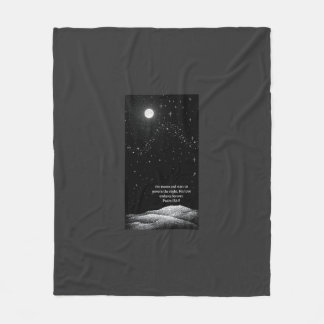 Couverture Polaire Son amour dure éternellement – Psaume 136:9 Plaid