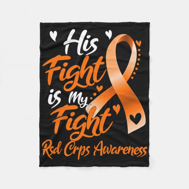 Couverture Polaire Son Combat Est Mon Combat Rsd Crps Sensibilisation (Devant)