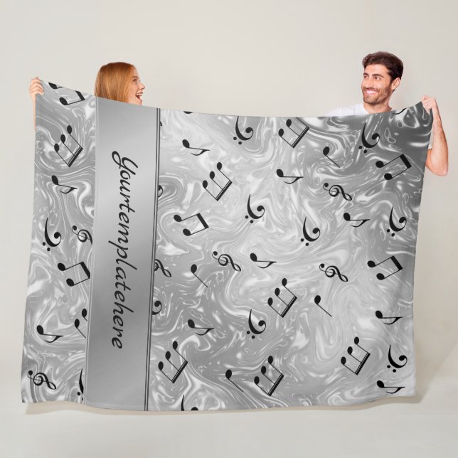 Couverture Polaire son, métal, musique, musical, signe, note, forme, (En situation)