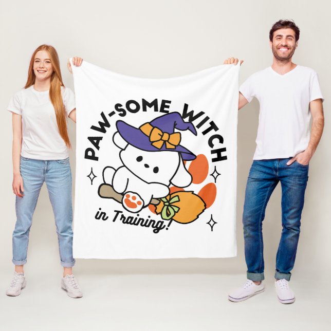 Couverture Polaire Sorcière à mâcher en entraînement - Chien d'Hallow (En situation)