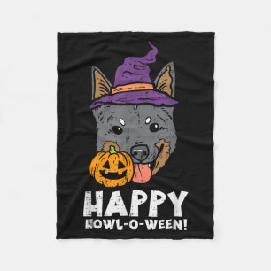 Couverture Polaire Sorcière Heeler Happy Howl O Ween Citrouille Hallo
