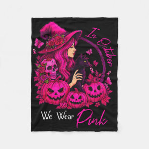Couverture Polaire Sorcières Cancer Du Sein En Octobre Nous Portons R