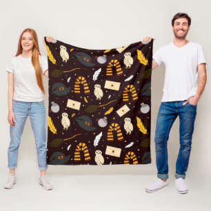 Couverture Polaire Sorcières, sorciers et Motif magique