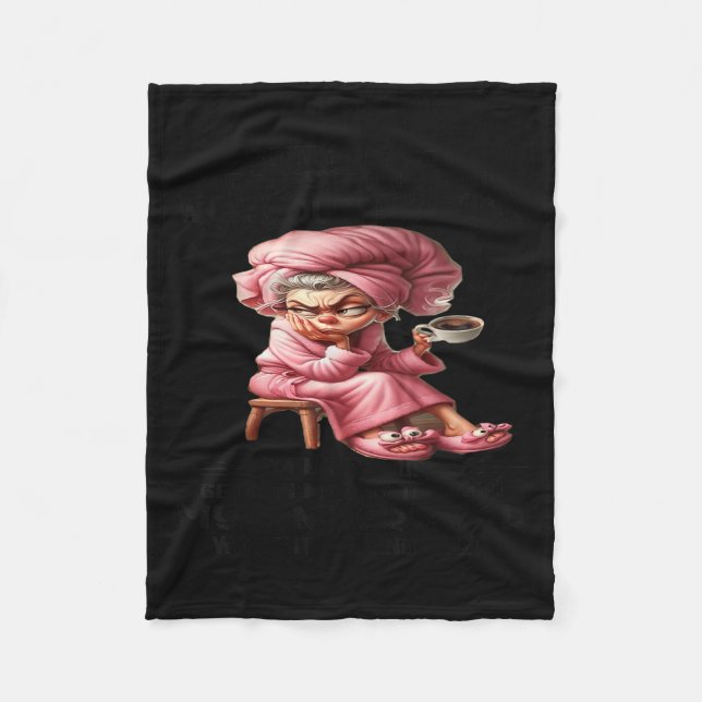 Couverture Polaire Sorry I'm Not Interested In Your Workout Routine I (Devant)