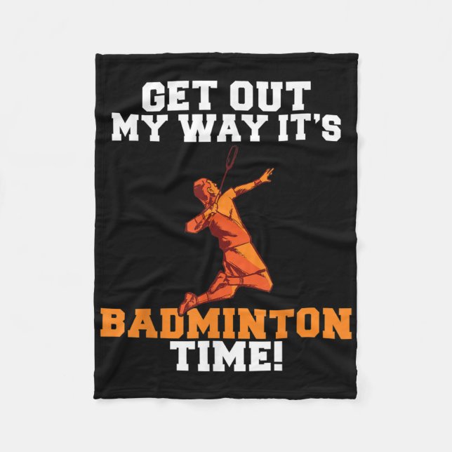 Couverture Polaire Sortez De Mon Chemin Son Temps Badminton (Devant)