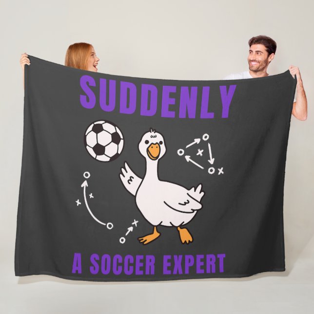 Couverture Polaire Soudain un expert de football (En situation)