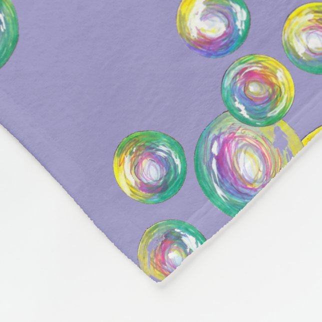 Couverture Polaire Souffler Rainbow bulles de savon Bulle de bulle (Coin)