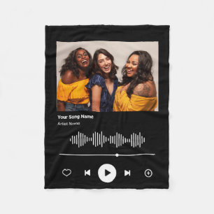 Couverture Polaire Soul Sisters Custom Song Code Best Friend BFF Cade