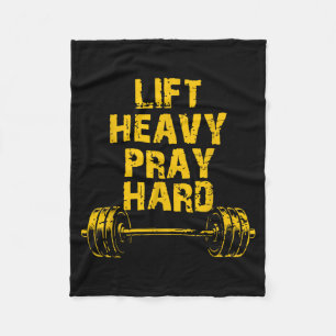 Couverture Polaire Soulever Lourds Priez Fort Workout Chrétien Levage
