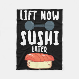Couverture Polaire Soumettre maintenant Sushi plus tard entraînement 