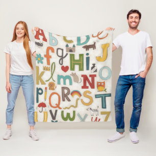 Couverture Polaire Soupe Alphabet