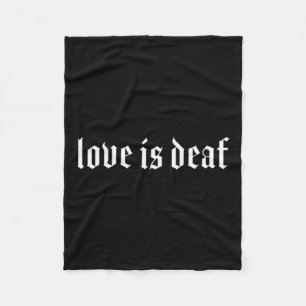 Couverture Polaire Sourde Sourde Sourde Gesture Mains Sourde Sensibil