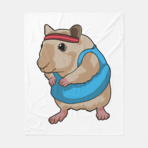 Couverture Polaire Souris en tant que coureur avec bandeau