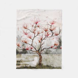 Couverture Polaire Sous L'Arbre De Magnolia