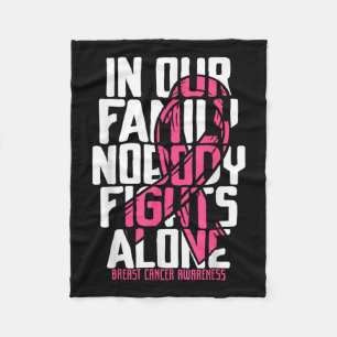 Couverture Polaire Soutien au cancer du sein Sensibilisation au cance