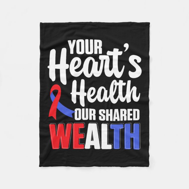 Couverture Polaire Soutien cardiovasculaire Portez une attention sur  (Devant)