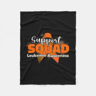 Couverture Polaire Soutien de l'équipe de sensibilisation à la leucém