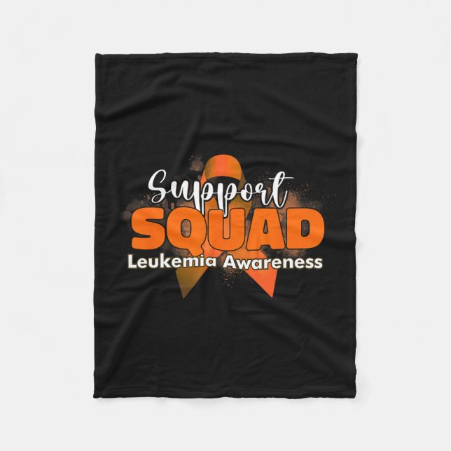 Couverture Polaire Soutien de l'équipe de sensibilisation à la leucém (Devant)