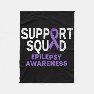 Couverture Polaire Soutien Escadron Epilepsie Sensibilisation Mois Fa