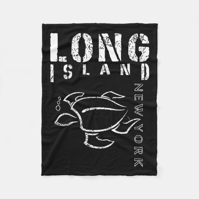 Couverture Polaire Souvenir de Long Island New York (Devant)