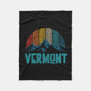 Couverture Polaire Souvenir Vintage du Vermont