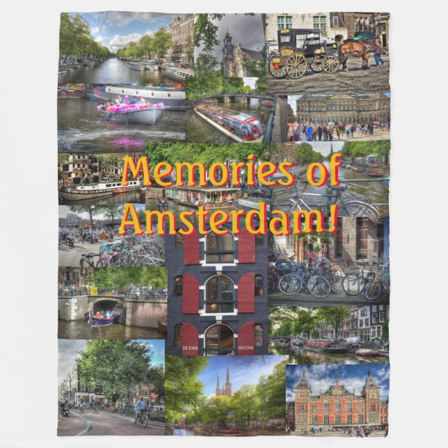 Couverture Polaire Souvenirs de souvenirs d'Amsterdam (Devant)
