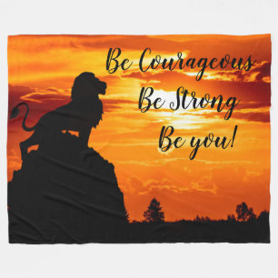 Couverture Polaire Soyez courageux