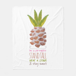 Couverture Polaire Soyez un ananas