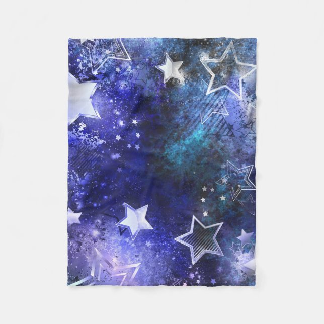 Couverture Polaire Space Background with Stars (Devant)