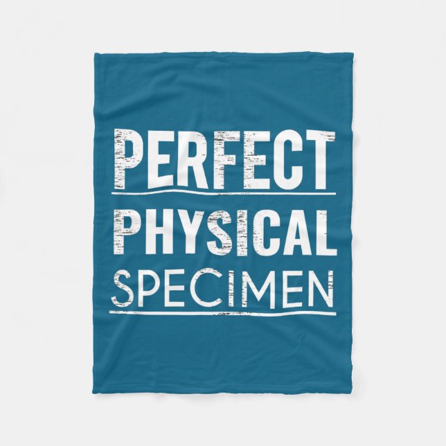Couverture Polaire Spécimen Physique Parfait Citation Drôle Cadeau  (Devant)