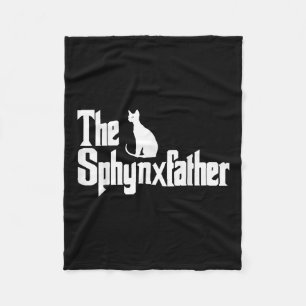 Couverture Polaire Sphynxfather Funny Chat Papa Chemise Hommes Sphynx
