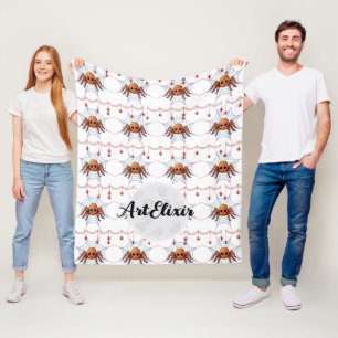 Couverture Polaire Spider Tarantula Cute Kawaii Motif