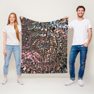 Couverture Polaire Spirale de pierres précieuses