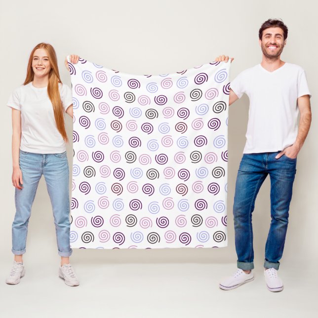 Couverture Polaire Spirales (En situation)