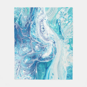 Couverture Polaire Splash couleur : Acrylique Abstrait Arrière - plan