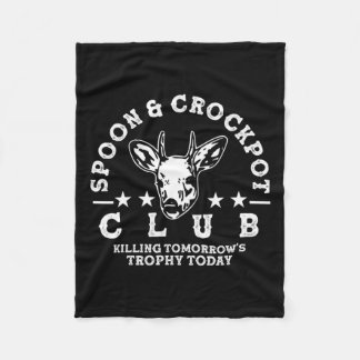 Couverture Polaire Spoon and Crockpot Club Demain Trophy Deer Hun