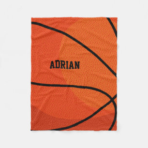 Couverture Polaire Sport de basket-ball personnalisé