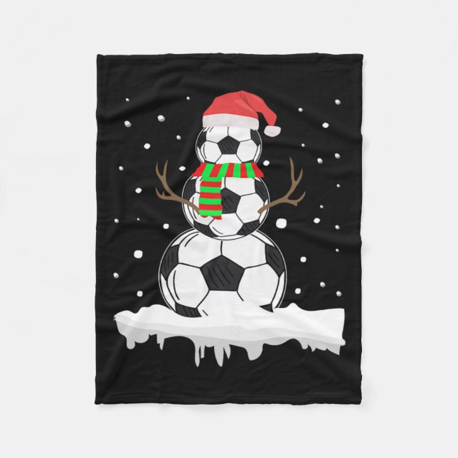 Couverture Polaire Sport de Snowman Xmas (Devant)