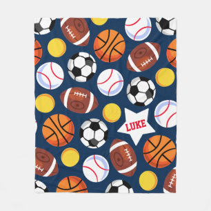 Couverture Polaire Sports aux couleurs vives