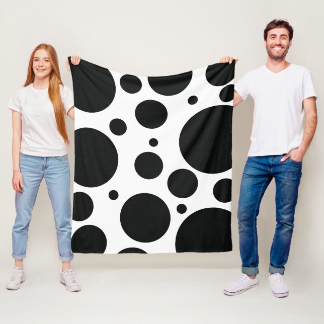 Couverture Polaire Spotty motif (En situation)