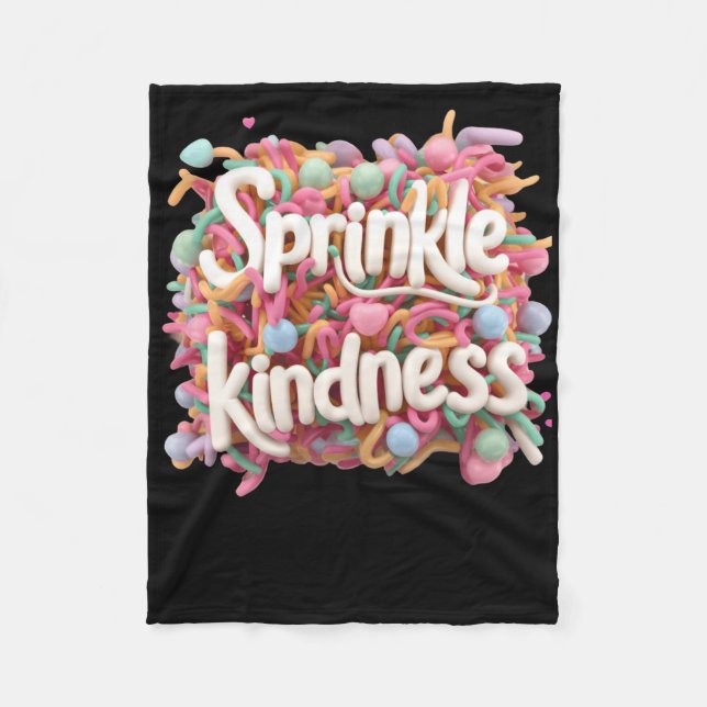 Couverture Polaire Sprinter la douceur - 3d - Sticker S Kindness (Devant)