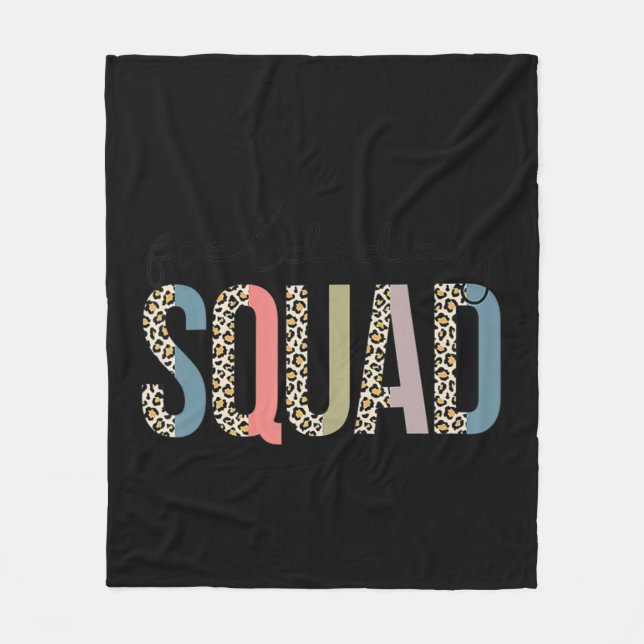 Couverture Polaire Squad Teacher Student First Last Day Of School Fie (Devant)