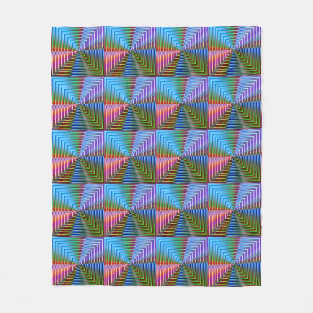 Couverture Polaire Squares (Devant)