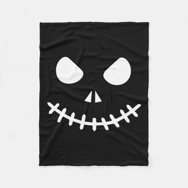 Couverture Polaire Squelette Halloween  (Devant)