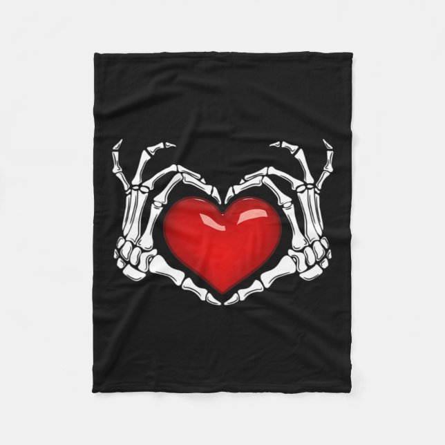 Couverture Polaire Squelette Halloween Squelette Halloween Squelette  (Devant)