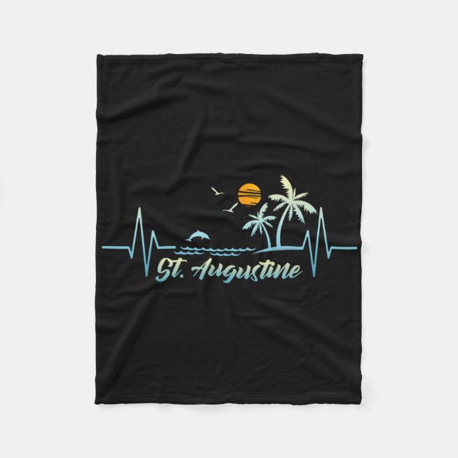 Couverture Polaire St Augustine Florida Souvenir Printemps Break St.  (Devant)