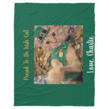 St Patrick's Day Leprechaun Cat 