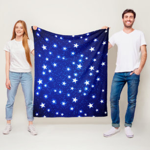Couverture Polaire Stargazer bleu