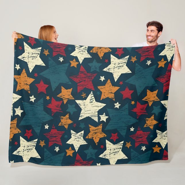 Couverture Polaire Starry Night Chaos (En situation)