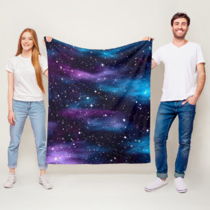 Couverture Polaire Starry Sky Galaxy
